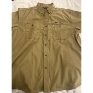 NWOT Carhartt Rugged Flex Relaxed Fit Canvas Button-Up Work Shirt Men’s 2XL